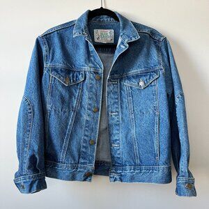 Vintage Calvin Klein Blue Jeans Denim Jacket – 90s Boxy Fit, Size Small/Medium